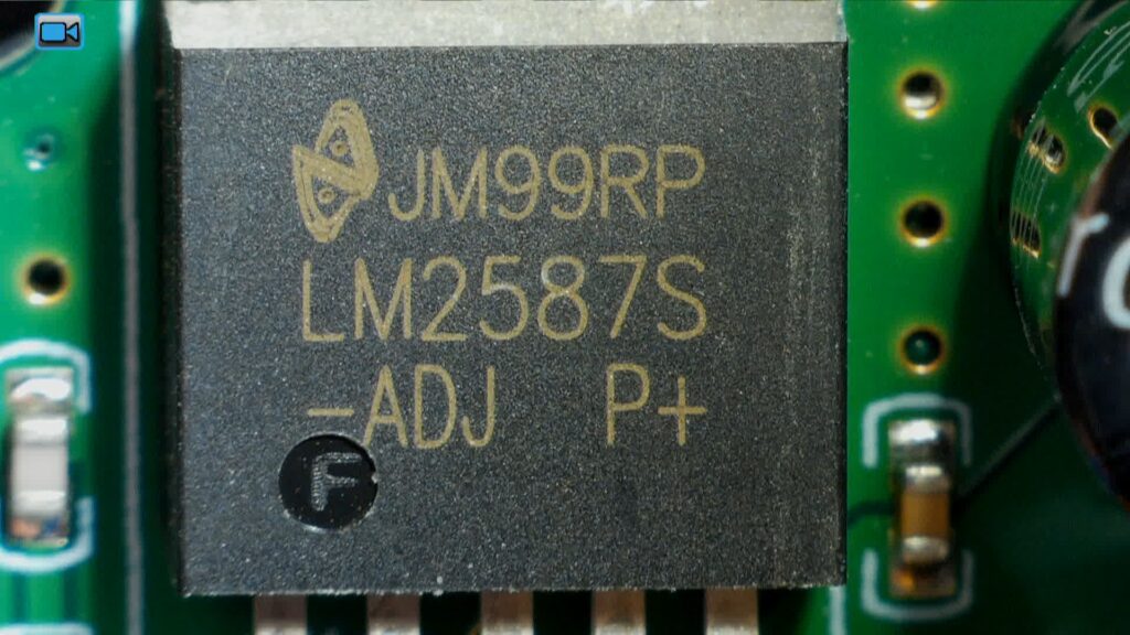 LM2587 showing adjust